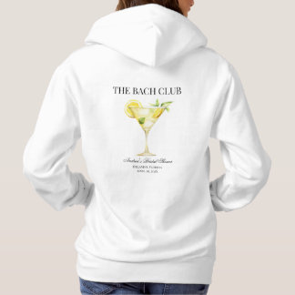 Bach Club Lemon Cocktail Bridesmaid Hoodie
