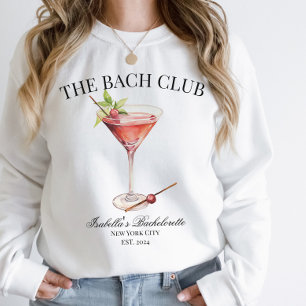 Bach Club Matching Bachelorette Cocktail Sweatshirt