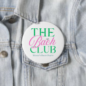 Bach Club Modern Simple Pink Green Bachelorette Button (Beispiel)