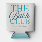 Bach Club Moderner Blue Junggeselinnen-Abschied Dosenkühler (Vorderseite)
