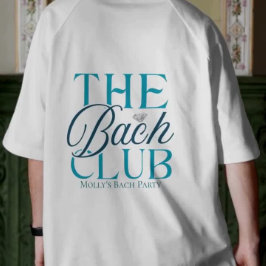 Bach Club Moderner Blue Junggeselinnen-Abschied T-Shirt