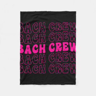 Bach Crew Bride Squad Brautparty Bachelorette Ma Fleecedecke