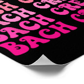 Bach Crew The Bride Brautparty Bachelorette Matc Poster (Ecke)