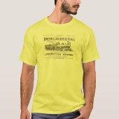 Bach-Dampf-Lokomotive bearbeitet 1890 T-Shirt (Vorderseite)
