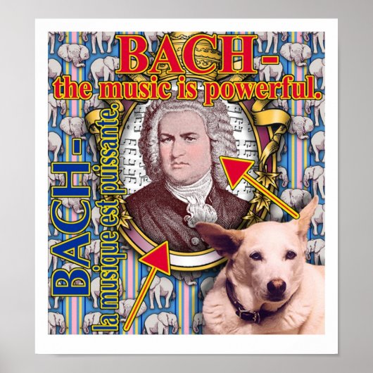 BACH - die Musik ist mächtig. Poster (Vorne)