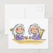 Bach Double Postkarte (Vorne/Hinten)