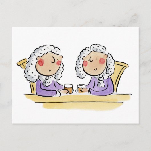 Bach Double Postkarte (Vorderseite)