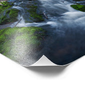 Bach entlang des Weges Fotodruck (Ecke)