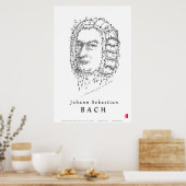Bach Face the Music Poster (Küche)