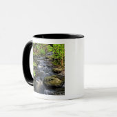 Bach fließt durch den Wald Tasse (Vorderseite Links)