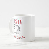 Bach für den Präsidenten Kaffeetasse (Vorderseite Links)