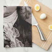 Bach Geschirrtuch (Viertel Falte)