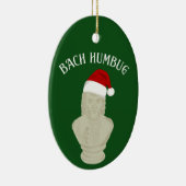 Bach Humbug Funny Classic Music Themed Keramik Ornament (Rechts)