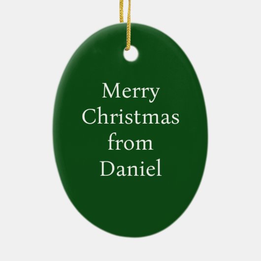 Bach Humbug Funny Classic Music Themed Keramik Ornament (Hinten)