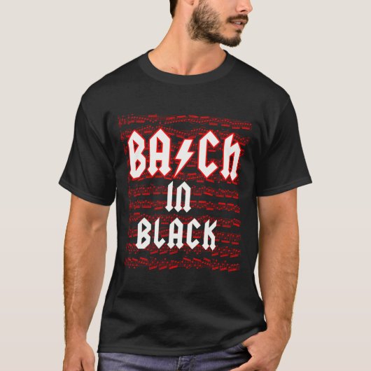 Bach im Schwarzen T-Shirt (Vorderseite)