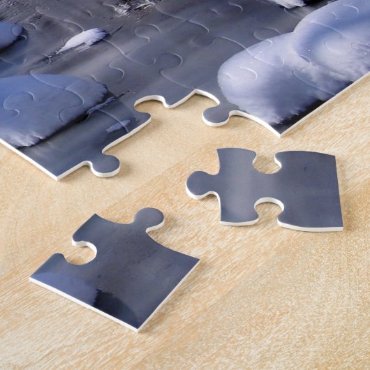 Bach im Winter Foto; Puzzle (Seite)