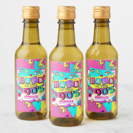 Bach in die Mini der 90er Jahre Weinetikett