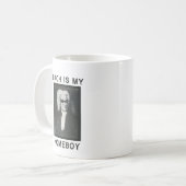 Bach ist mein Homeboy Kaffeetasse (Vorderseite Links)