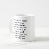 Bach Kaffee-Tasse - Deutscher Kaffeetasse (Vorderseite Links)