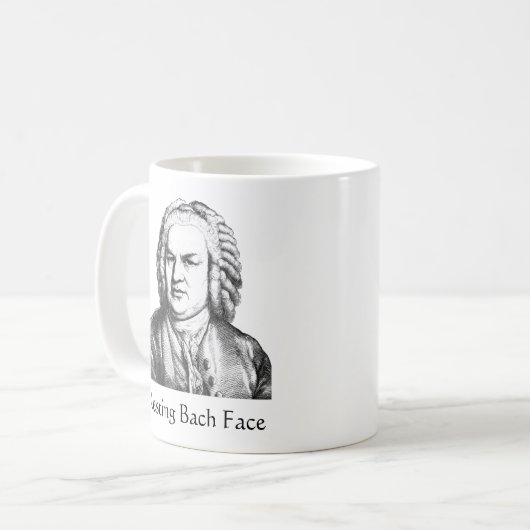 Bach-Klassiker-Komposer Kaffeetasse (Vorderseite Links)