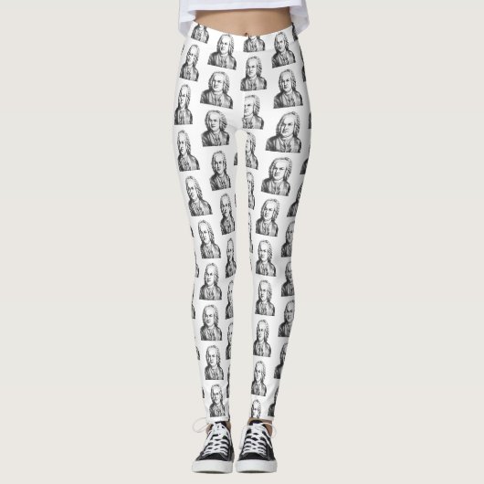Bach-Klassiker-Komposer Leggings (Vorderseite)