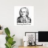 Bach-Klassiker-Komposer Poster (Heimbüro)