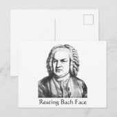 Bach-Klassiker-Komposer Postkarte (Vorne/Hinten)