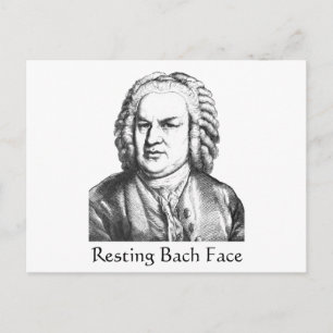 Bach-Klassiker-Komposer Postkarte