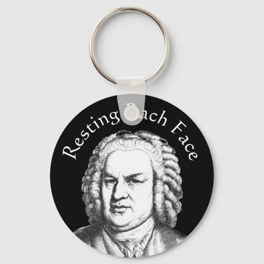 Bach-Klassiker-Komposer Schlüsselanhänger (Vorderseite)