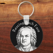 Bach-Klassiker-Komposer Schlüsselanhänger (Vorderseite)