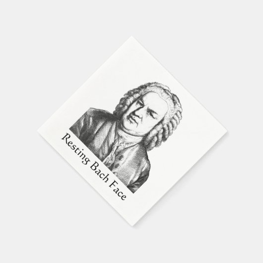 Bach-Klassiker-Komposer Serviette (Ecke)