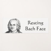 Bach-Klassiker-Komposer Yogamatte (Vorderseite (Horizontal))