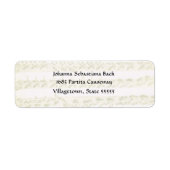 Bach Partita Address Label (Vorne)
