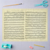 Bach Partita für Solo Violine Musik Manuskript Seidenpapier (Basteln)