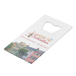 Bach Party Bottle Opener "Chees to Charleston" Geldbeutel Flaschenöffner