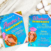 Bach Party Einladung - Wochenendreise