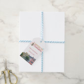 Bach-Party-Geschenkmarke "Cheers to Charleston" Geschenkanhänger (Mit Garn)