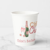 Bach Party Paper Cups "Chefanatiker nach Charlesto Pappbecher (Vorderseite)