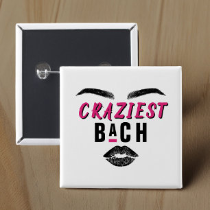 Bach Personality Type Face Junggeselinnen-Abschied Button