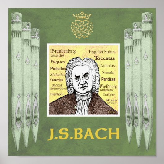 BACH-Plakat Poster (Vorne)
