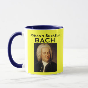 Bach, Porträt-Tasse Johann Sebastian Tasse