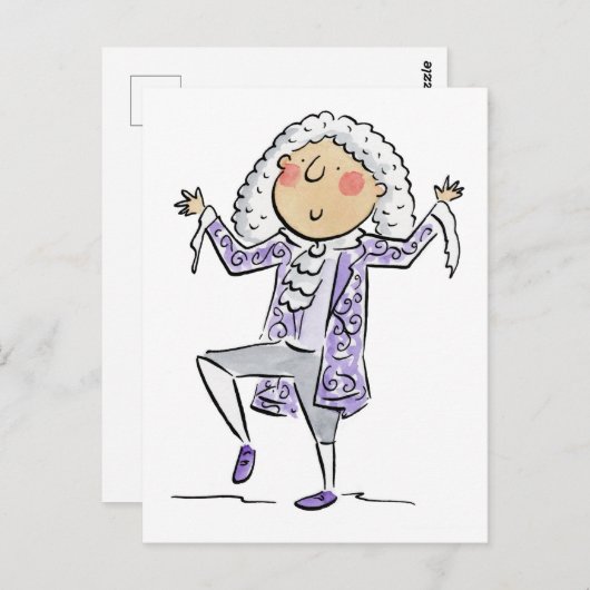 Bach Postkarte (Vorne/Hinten)