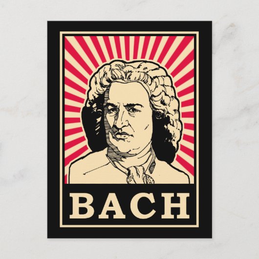 Bach Postkarte (Vorderseite)