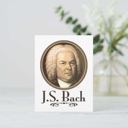 Bach Postkarte (Stehend Vorderseite)