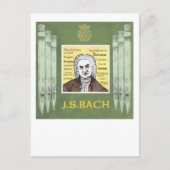 BACH-Postkarte Postkarte (Vorderseite)