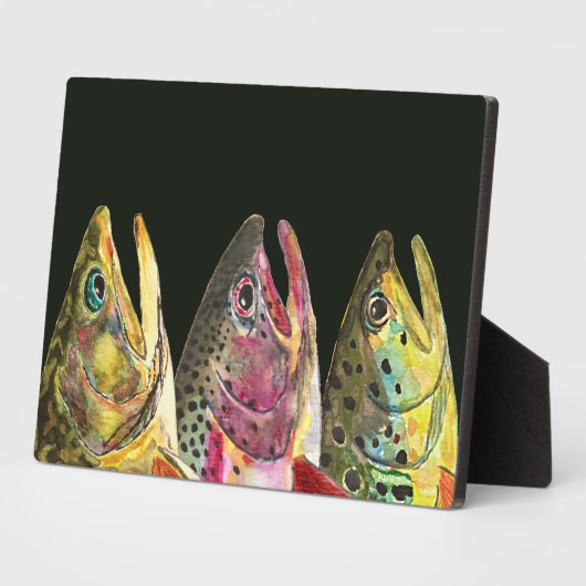 Bach, Regenbogen, Braunwaldfischerei Fotoplatte (Seite)