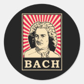 Bach Runder Aufkleber (Vorderseite)