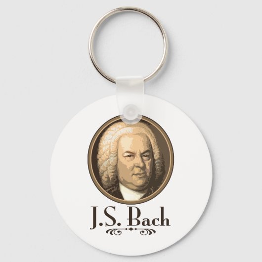 Bach Schlüsselanhänger (Vorderseite)