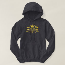 Bach-Siegel / Wappen / Monogramm in Gold Hoodie