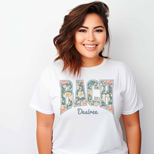 BACH Skyline Blue Retro T-Shirt